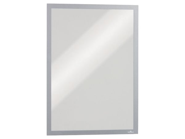 DURABLE DURAFRAME MAGNETIC - Dokumentholder - for A3 - magnetisk - metallic sølv (en pakke 5)