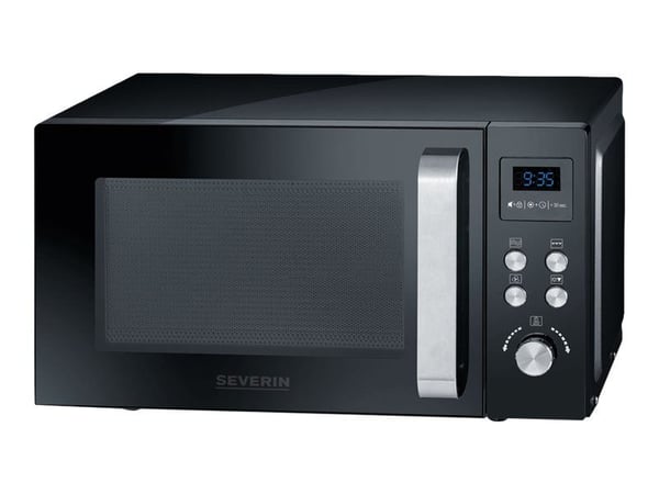SEVERIN MW 7752 - Mikrobølgeovn med konveksjon og grill - 23 liter - 900 W - svart