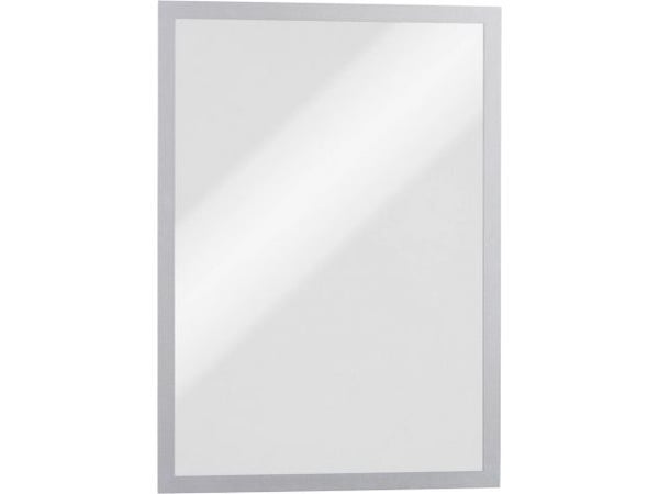 DURABLE DURAFRAME MAGNETIC - Dokumentholder - for A3 - magnetisk - metallic sølv (en pakke 5)