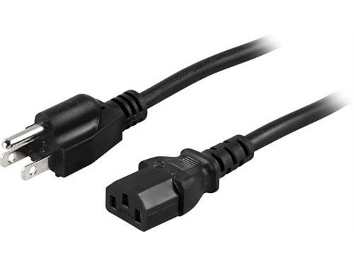 DELTACO DEL-109US - Johdinsarja - NEMA 5-15 (han) lige til IEC 60320 C13 lige - AC 125 V - 15 A - 2 m - lajitelma