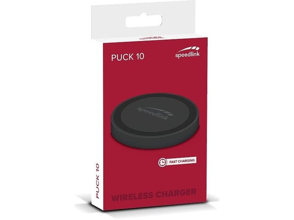 SPEEDLINK PUCK 10 - Trådløs ladepute - 10 watt - Fast Charge - svart