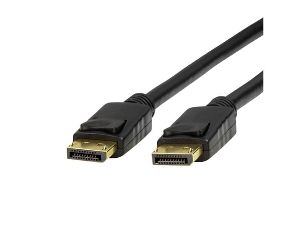 LogiLink CV0121, 3 m, DisplayPort, DisplayPort, Uros, Uros, Musta