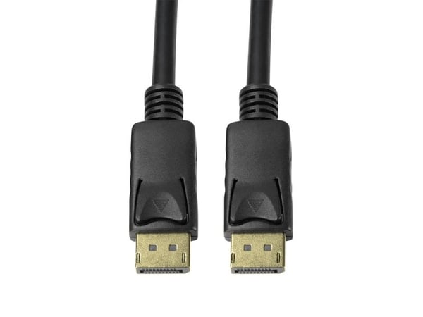 LogiLink CV0121, 3 m, DisplayPort, DisplayPort, Uros, Uros, Musta