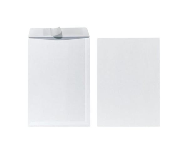 Konvolut Herlitz C4 (229 x 324 mm) hvid 90g Peel & Seal (25 stk.)