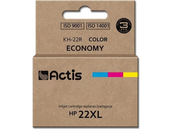 Actis KH-22R, Standard utskriftsproduksjon, Fargestoffbasert blekk, 18 ml, 1 stykker, Enkeltpakke