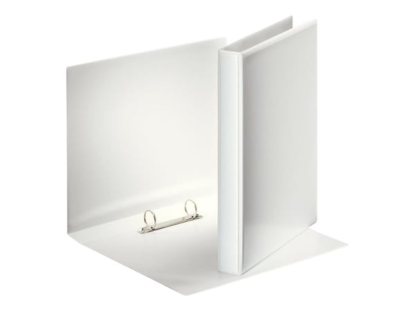 Esselte ESSENTIALS - Ringperm for presentasjoner - bokryggbredde: 38 mm - for A4 (210 x 297 mm) - kapasitet: 190 ark - hvit