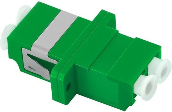 Qoltec Duplex - Verkkoliitin - LC/APC yksimuotoliitin (naaras) LC/APC yksimuotoliittimeen (naaras) - valokuituverkko