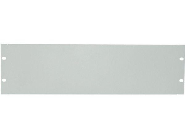 LogiLink PN104G, Glanset panel, Grå, Stål, 4U, 48,3 cm (19"), 482,6 mm