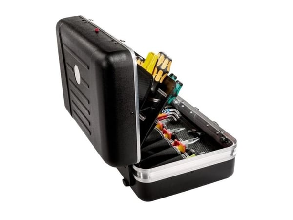 PARAT CLASSIC BARREL LOCK PLUS - Hard eske for verktøy - aluminium, conpearl, X-ABS plastic - svart