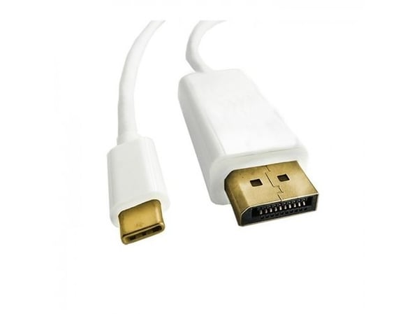 Qoltec - Adapterikaapeli - USB-C (han) til DisplayPort (han) - USB 3.1 - 1 m - 1 m