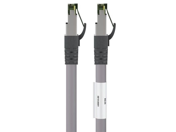 Goobay 55138, 3 m, Cat8.1, S/FTP (S-STP), RJ-45, RJ-45, Grå
