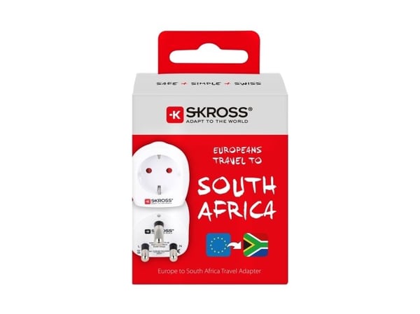 Skross 1.500201-E, Type C (Europlug), 100-250 V, 16 A, Hvit, 4000 W, 56 mm