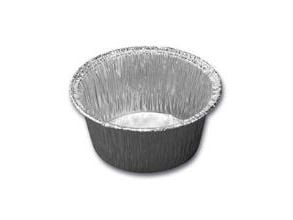 Foliebakke, Plus Pack, Rund kapacitet 106, Ø 80, højde 35 aluminium, aluminium, pakke a 100 stk 1-Co