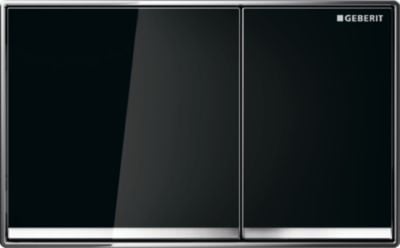 Betjeningsplade Omega 60, sort glas