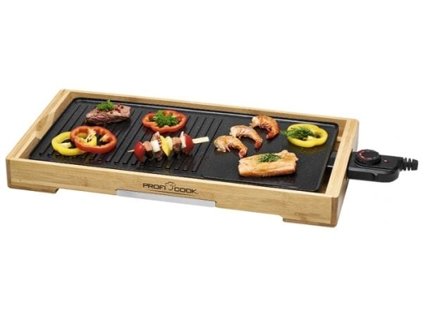 ProfiCook PC-TYG 1143 - Grill/bakstehelle - elektrisk - 1275 kvadratcentimeter