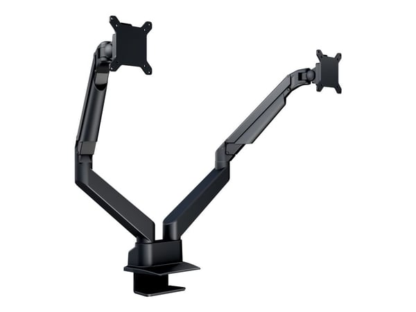 Multibrackets M VESA Gas Lift Arm Dual Side by Side - Monteringssett - justerbar arm - for 2 LCD-skjermer - aluminium, stål - svart - skjermstørrel...