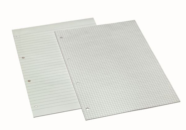 Konferenceblok, Bantex, Squared, A4 hvid, 210x297mm, 60g/m2, blok a 25 ark - (20 stk.)