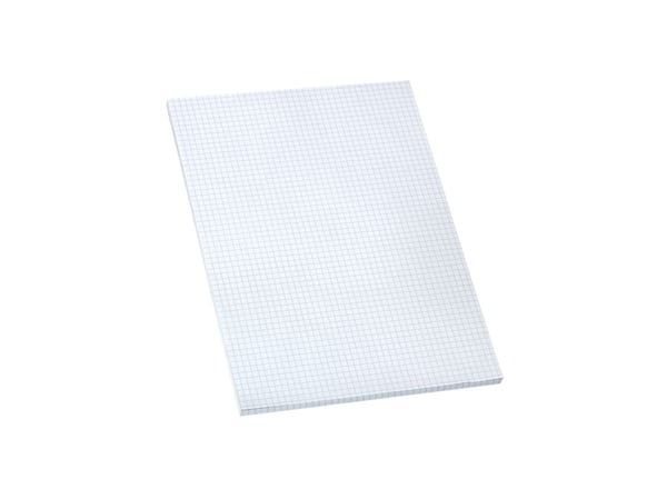 Standardblok, Bantex, Squared, A4, hvid 210x297mm, 60g/m2 - (5 stk.)