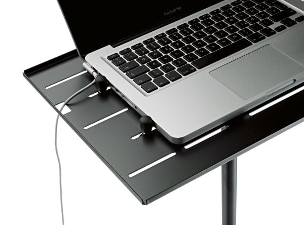 König & Meyer 12185-000-55, PC-stativ, Sort, Stål, 10 kg, 700 - 1250 mm, 3,95 kg