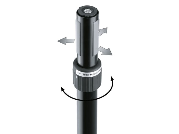 König & Meyer 19674-000-55, 25 kg, Stål, Sort