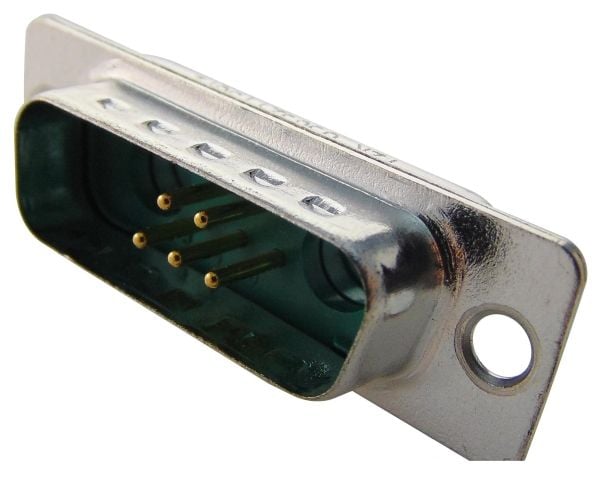 Harting 09 69 211 5072, D-Sub 2, Grønn, Metallisk, Polyester, Stål, Termoplast, Boks, Kobberlegering, 5 A