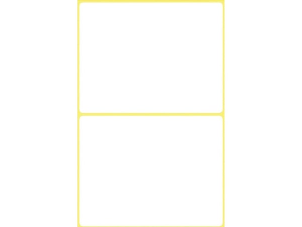Avery Zweckform - Hvit - 59 x 77 mm 8 etikett(er) (4 ark x 2) flerbruks merkelapper