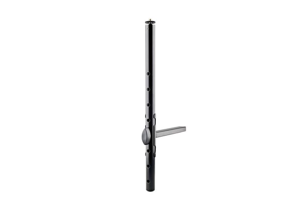 König & Meyer 18817-000-55, Plate / UMPC, Passiv holder, Innendørs, Sort