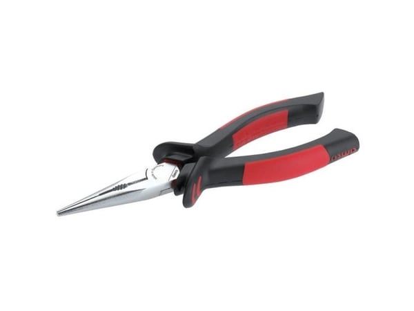 Cimco 10 0214, Nåltänger, Stöttålig, PU-plast, Stål, Plast, Svart, Röd, 160 mm