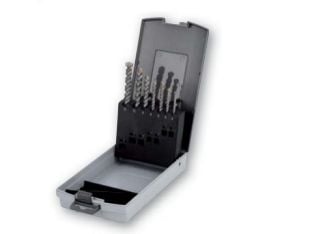 Cimco 201380, Rotasjons hammer, Drill bit set, Betong, Stein, 7 stykker, 4 x 80 / 5 x 95 / 5 x 150 / 6 x 100 / 8 x 120 / 10 x 120 / 12 x 150 mm