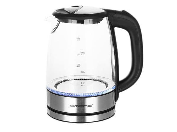 Emerio WK-119988 - Kjele - 1.7 liter - 2.2 kW - svart rustfritt stål
