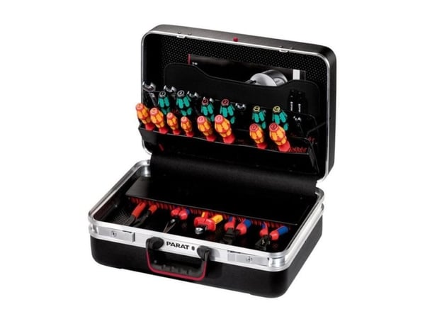 PARAT CLASSIC PLUS CP-7 - Hard eske for verktøy - aluminium, conpearl, X-ABS plastic - svart