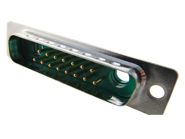 Harting 09 69 311 5172, D-Sub 3, Grønn, Metallisk, Polyester, Stål, Termoplast, Boks, Kobberlegering, 5 A