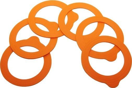 Packningar till burkar CLIP TOP 0,35-2L - 6 st. / Kilner