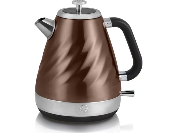 Swan SK37010TWN Twist - Kjele - 1.6 liter - 2.2 kW - kobber