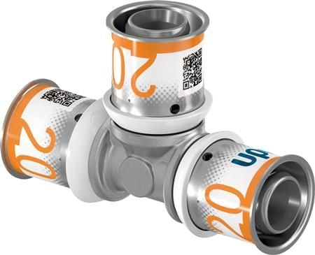 MLC pres T-stk 20-20-20mm - til gulvvarme- og brugsvand- og radiatorsystemer