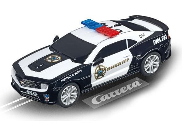 Carrera Toys Chevrolet Camaro "Sheriff", Kjøretøy, 6 år, Svart, Hvit