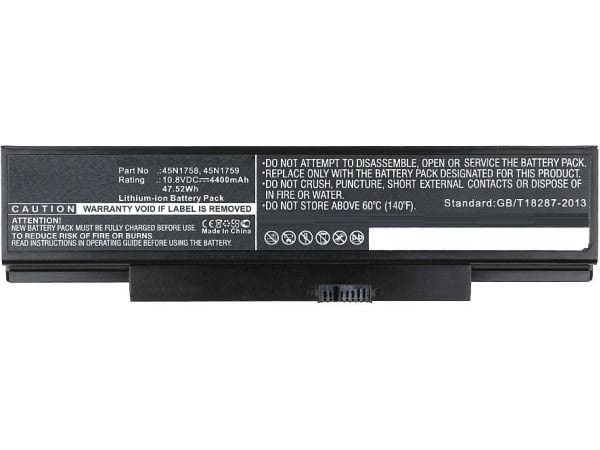 CoreParts - Batteri til bærbar PC - litiumion - 4400 mAh - 47.5 Wh - svart - for Lenovo ThinkPad E560 20EV, 20EW; E565 20EY; ThinkPad Edge E550 20D...
