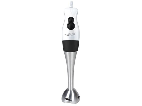 Adler AD 4616, Stavmixer, 500 W, Rostfritt stål, Vit