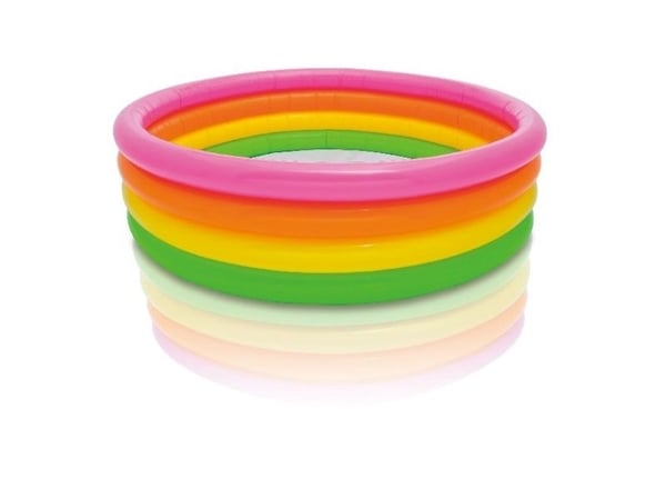 Intex Sunset Glow Pool, Oppblåsbart basseng, 780 l, Rund, 3 år, Sunset Glow Pool, Vinyl Intex Sunset Glow Pool, Oppblåsbart basseng, 780 l, Rund, 3 år, Sunset Glow Pool, Vinyl