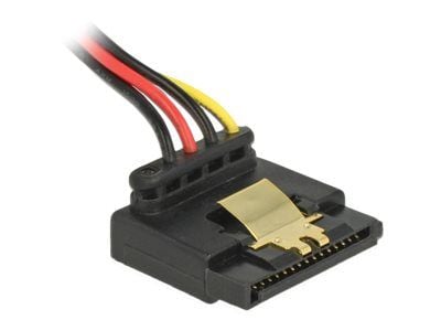 Delock Floppy 4 pin female > SATA 15 pin female metal - Strømadapter - 4-pin mini-strømkontakt (R) til SATA-strøm (R) - + 5, + 12 V - 30 cm