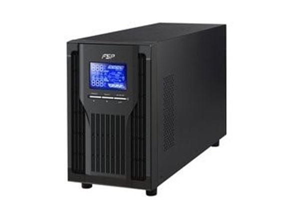 FSP Champ Tower 3K, Taajuuden kaksoismuunnos (verkossa), 3 kVA, 2700 W, Sini, 120 V, 300 V