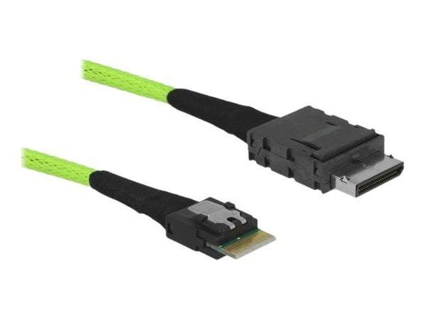 Delock OCuLink - SAS internt kabel - OCuLink (SFF-8611) (han) til 4i Slim SAS (han) - 50 cm