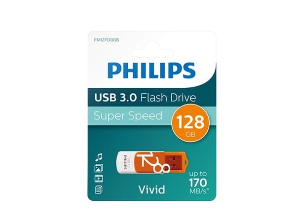 Philips FM12FD00B Vivid Edition 3.0 - USB-flashstasjon - 128 GB - USB 3.0