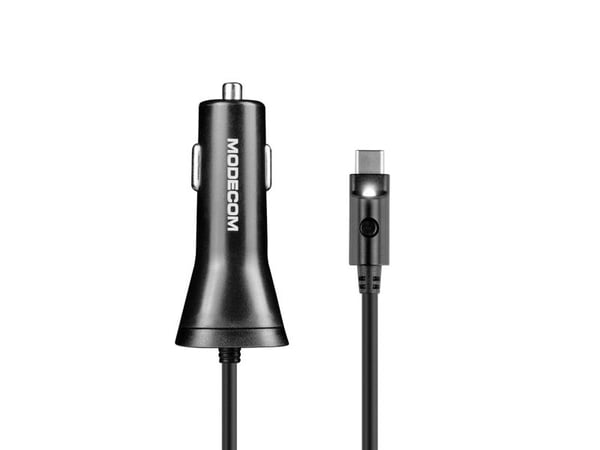 Modecom USB C -autolaturi mobiililaitteille