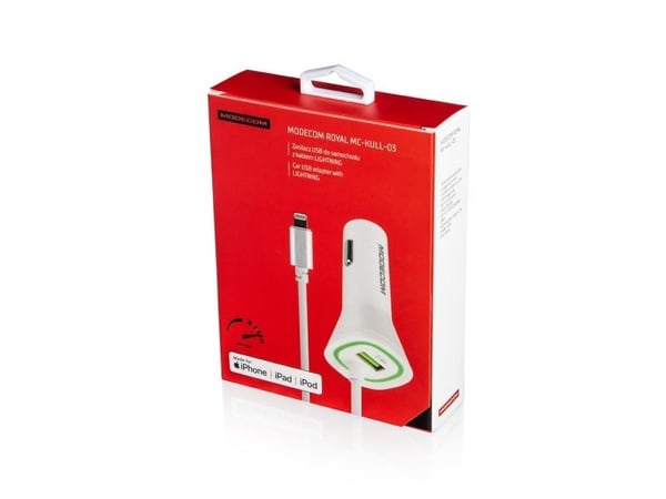 Modecom Royal bil-lader enkel 1x USB-A 2,4 A (ZT-MC-KULL-03)