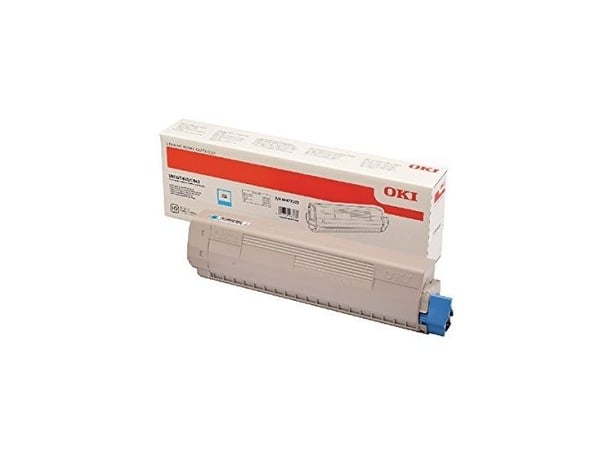 OKI - Cyan - original - tonerpatron - for C823dn, 823n