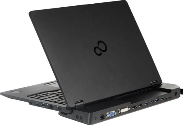 Fujitsu - Portreplikator - VGA - 90 watt - Europa - for LIFEBOOK E5410, E5510, E5511, E559, U727, U729, U7310, U7311, U7410, U747, U7510, U759