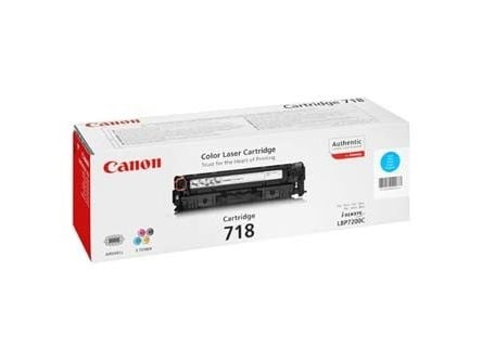 Canon 718 - Cyan - original - tonerkassett - för i-SENSYS LBP7210, LBP7680, MF728, MF729, MF8340, MF8360, MF8380, MF8540, MF8550, MF8580