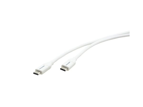 Kramer Electronics C-USB/CC-6, 1,8 m, USB C, USB C, USB 2.0, 0,48 Gbit/s, Valkoinen