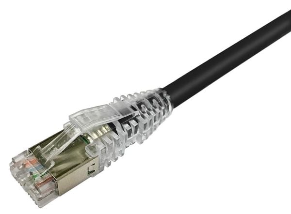 CommScope NETCONNECT NPC - Koblingskabel - RJ-45 (hann) til RJ-45 (hann) - 2 m - 5.84 mm - S/FTP - CAT 6a - IEEE 802.3bt - halogenfri, flertrådet -...